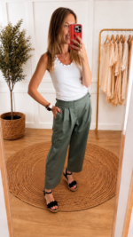 Pantalón pinzas goma - Imagen 5
